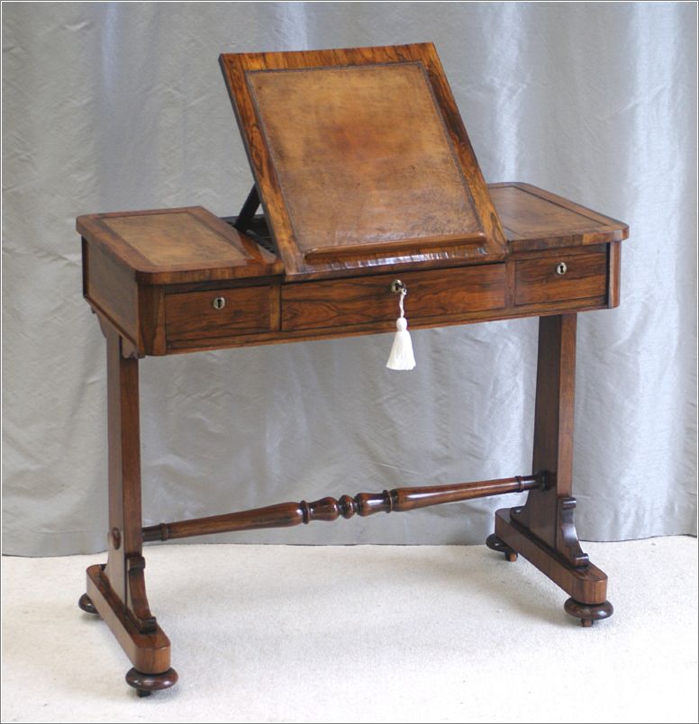 3036 Small Antique William IV Library Table
